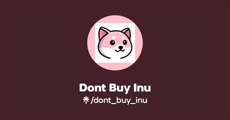 Don't Buy Inu community .